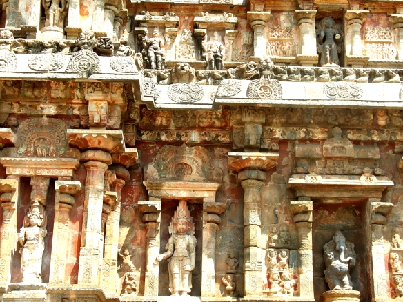 An example of carvings at the temple